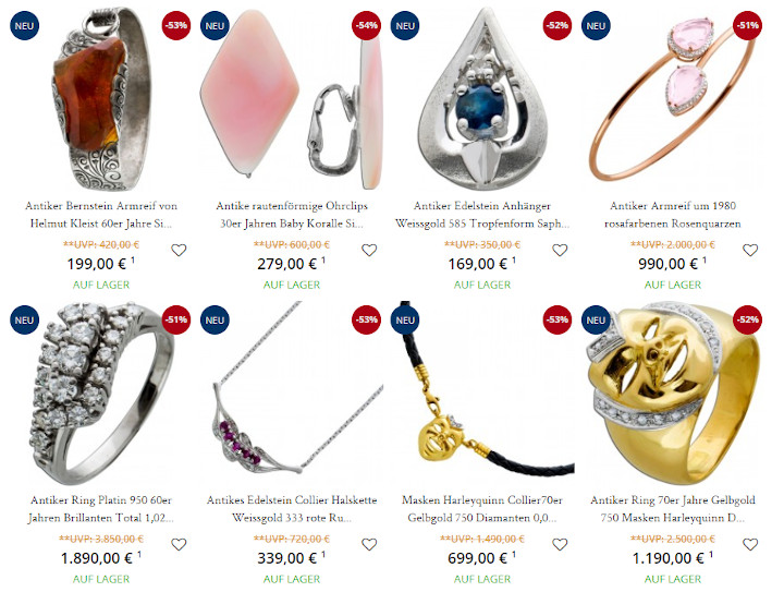 Antikschmuck Frankfurt online